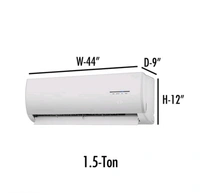 DREAM eHOME  PVC White / Pink Color Printedc 1.5TonAc Cover for Split Indoor -  1.5 Ton,  White /Pink,  PVC,  Pack of1